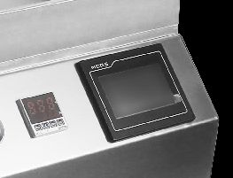 304 Stainless Steel Fully Automatic Touchscreen Plastic Tray Vacuum Skin Sealing Machine DQ380VST for Fast Food Packaging