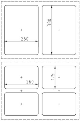 Fully Automatic Vacuum Skin Sealing Machine DQ440VSL with Food Grade 304 Stainless Steel and 6061 Anodized Aluminum Mold for MAP Packaging