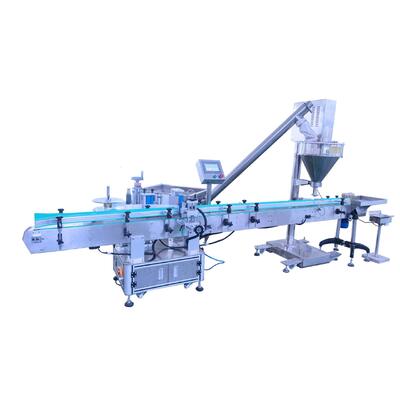 Customized cosmetic powder filling machinery CH-300 fully automatic powder filling production line
