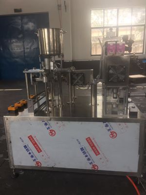 Semi Automatic Gable Top Aseptic Carton Filling Machine Juice Packing 1L Carton