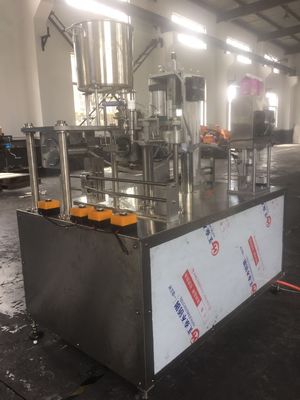 Semi Automatic Gable Top Aseptic Carton Filling Machine Juice Packing 1L Carton