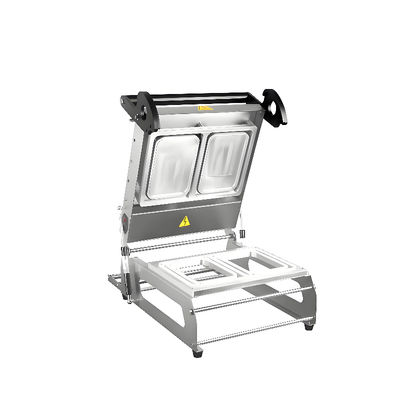 স্টেইনলেস স্টীল সিলার প্যাকিং মেশিন FR370E প্যাকেজিং মেশিন খাদ্য ম্যানুয়াল প্যাকেজ প্লাস্টিক উপাদান ট্রে সিলিং মেশিন