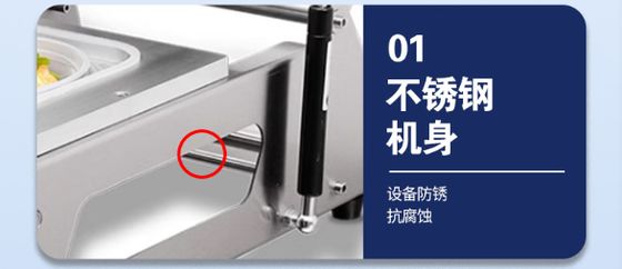 Small Portable Plastic Material Container Sealer Heat Meal Food Tray Sealer Machine DQ-3 For Food Tray Packing Manual Tray Sealing Machine Compact Design for Food Packaging