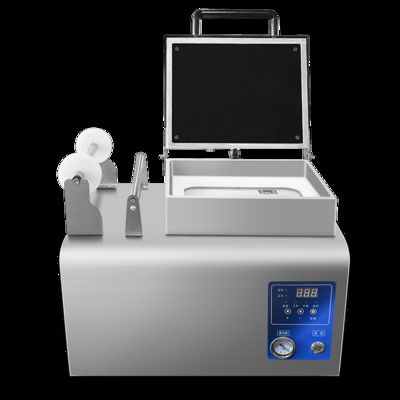 প্লাস্টিকের ট্রে ভ্যাকুয়াম স্কিন সিলিং মেশিন CH-DQ230VST খাদ্য গ্রেড স্টেইনলেস স্টীল এবং 6061 ফাস্ট ফুড প্যাকেজিং জন্য Anodized অ্যালুমিনিয়াম ছাঁচ সঙ্গে