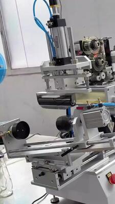 Semi-automatic Multi - Function Rolling Labeling Machine CH-616A for Plastic Boxes and Conical Bottles and Glasses