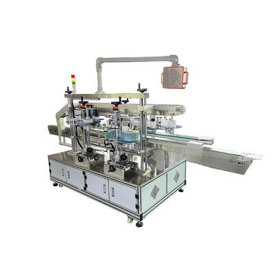 Manufacturer Customized CH-902F Fully Automatic Four Head Double Side Metal Toolbox Adhesive Sticker Front and Back Labeling Machine