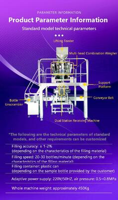 Highly Productive Fully Automatic Granule Chips Combination Weigher Filling Machine CH-GGGZ Manufacturer's Professional Sale for Cans