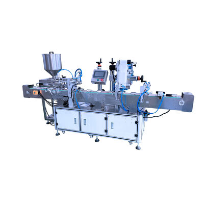 Factory customized Fully Automatic Customized Single Head Sealing Film Labeling and Filling Machine CH-GZ05